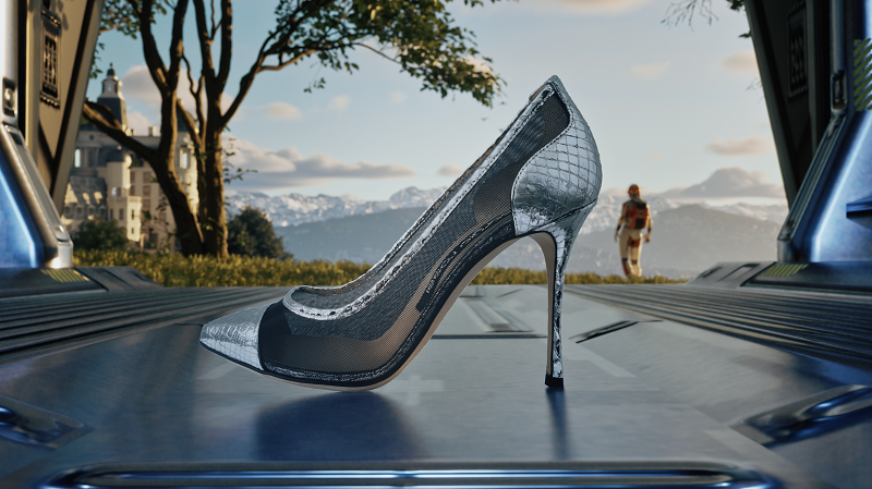 Sergio Rossi Pumps High Heels pre-owned second-hand metallic silberedel | LOOP Marketplace
